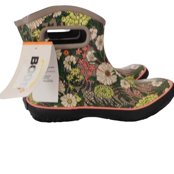 Bogs Outdoor Boots Womens Ankle Patch Floral Print 73188 Gardening Chores  Sz 11 - Picture 1 of 8